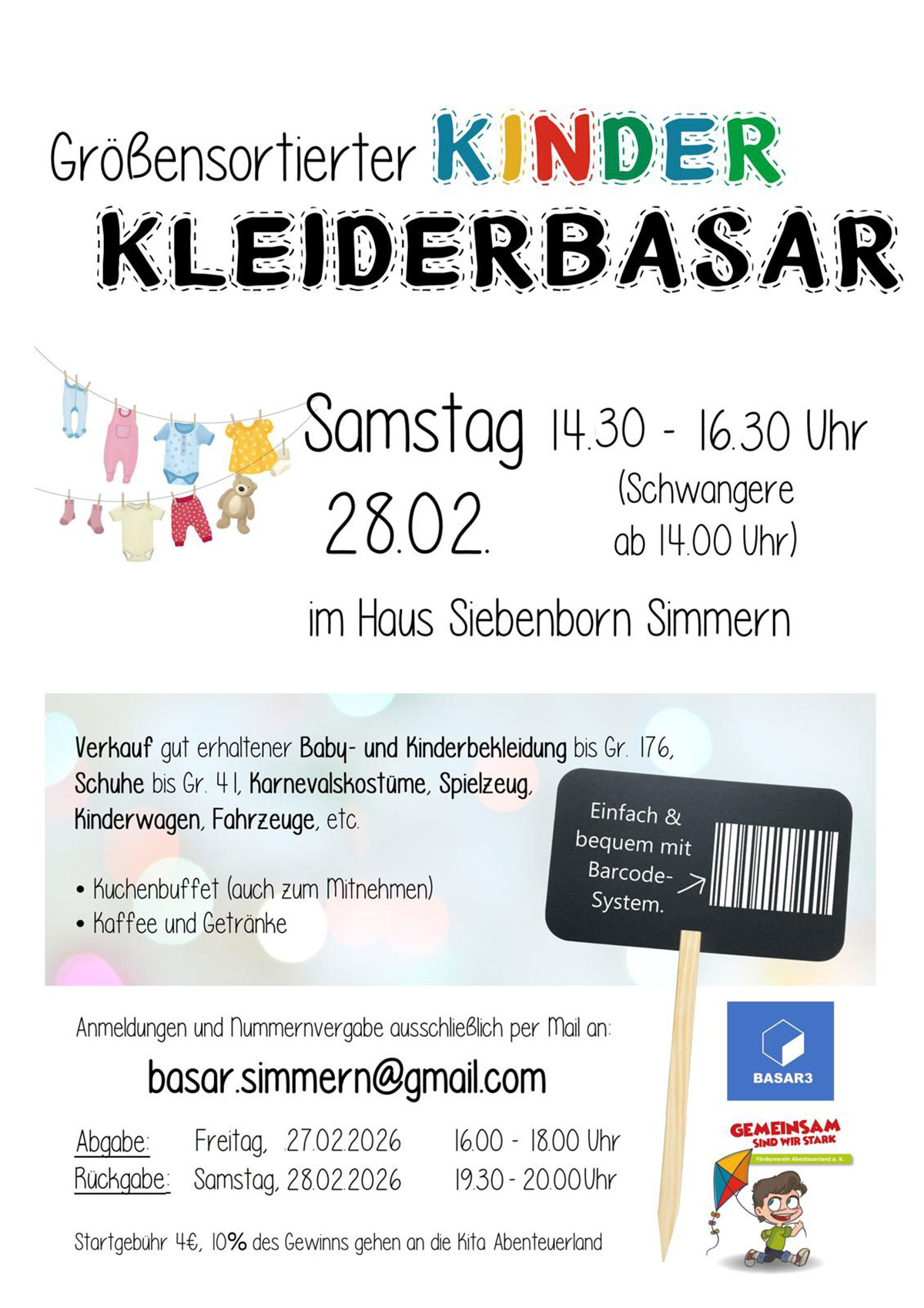 Kinder Kleiderbasar 2026